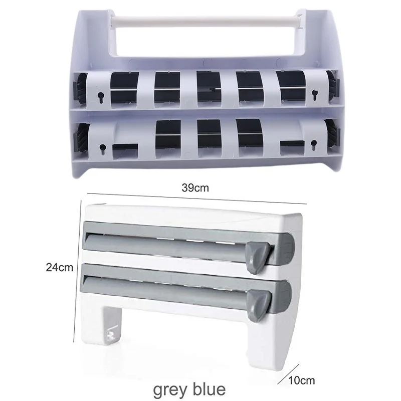 Многофункциональный кухонный Органайзер держатель для резки липкой пленки