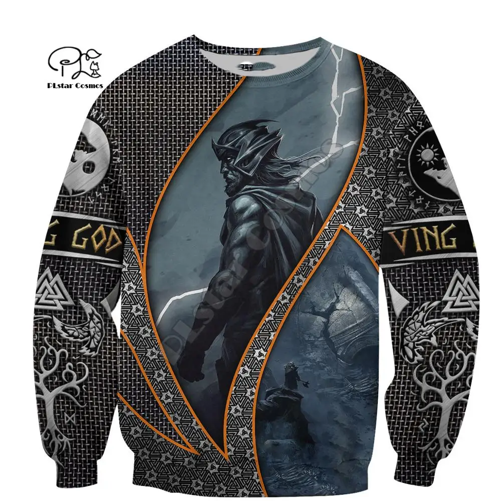 

PLstar Cosmos Viking Armor Tattoo Warrior Viking God Odin Symbol NewFashion Tracksuit Harajuku Funny 3Dprint Men/Women Hoodie 20