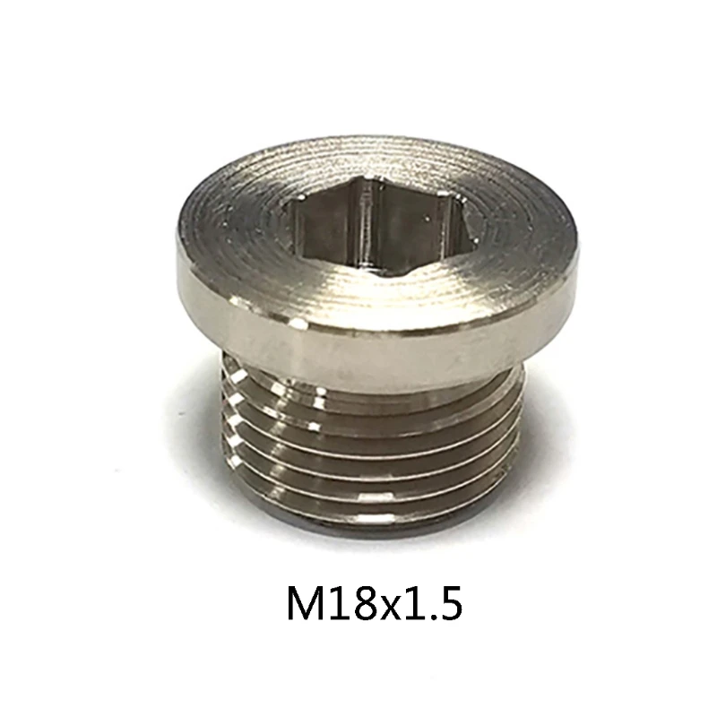 Notched - 1 Bung CarXX Universal Fit M18x1.5 O2 Oxygen Sensor Mild Steel Weld Bung 
