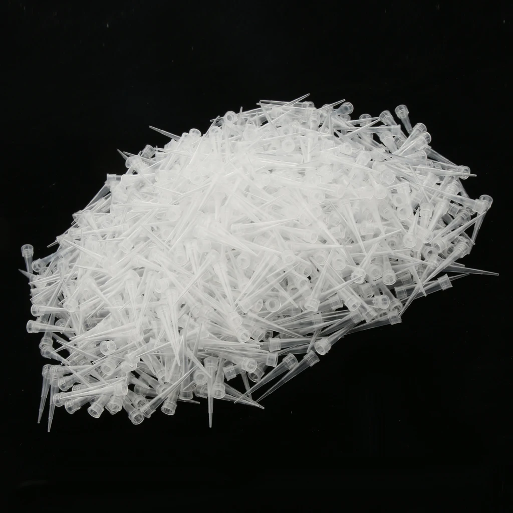 

1000 Pieces 10 UL Pipette Tips for Pipettes, Universal, Clear to Avoid Errors in