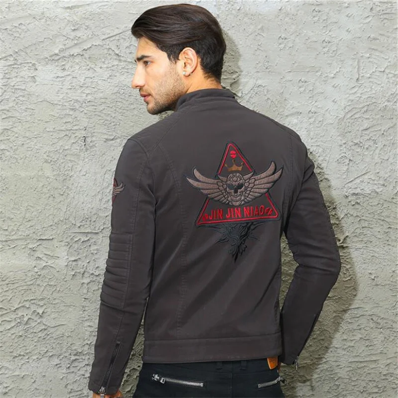 Модная куртка из искусственной кожи с начесом и вышивкой зима 2021 флисовые теплые