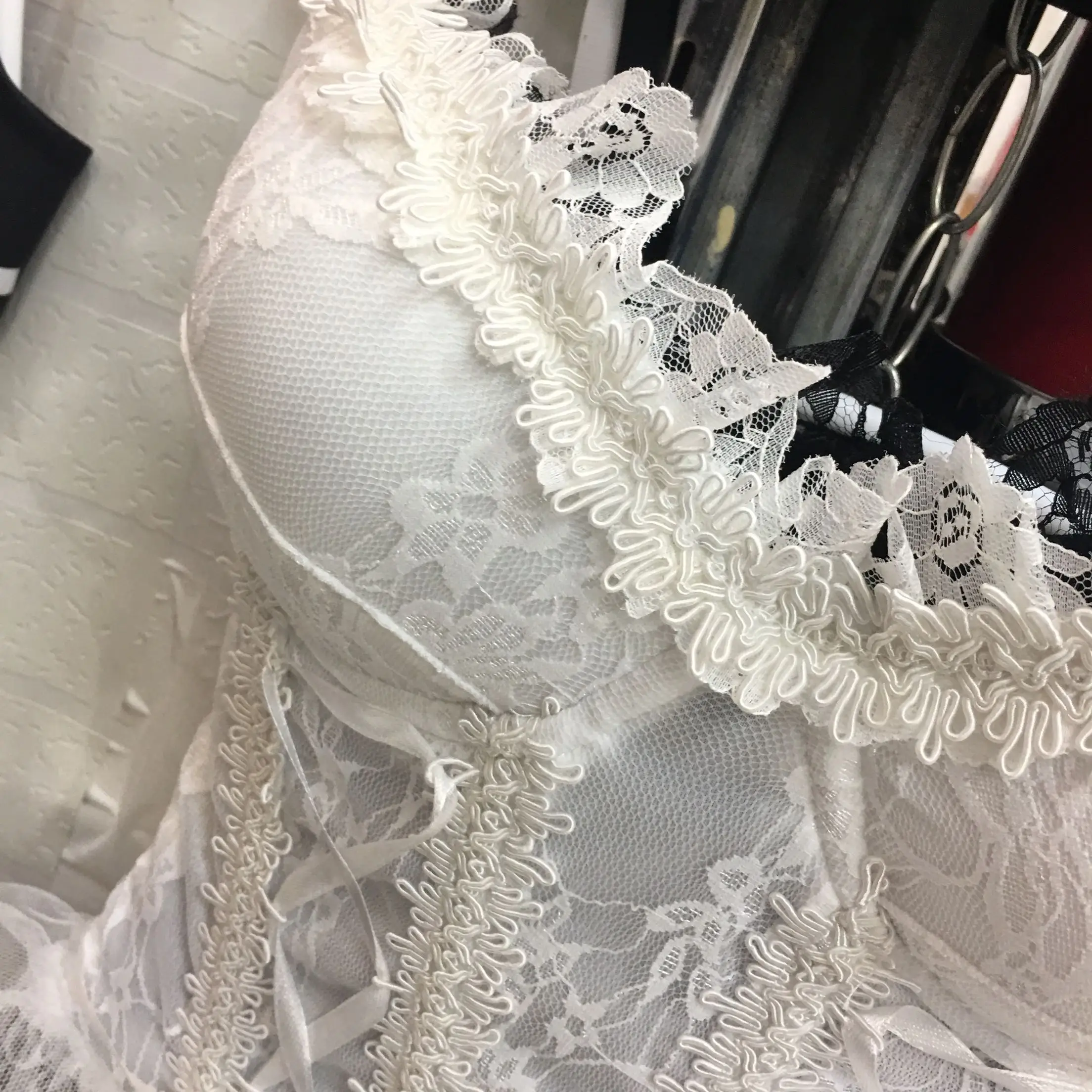 Бюстгальтер женский кружевной пикантная верхняя одежда топ на бретелях