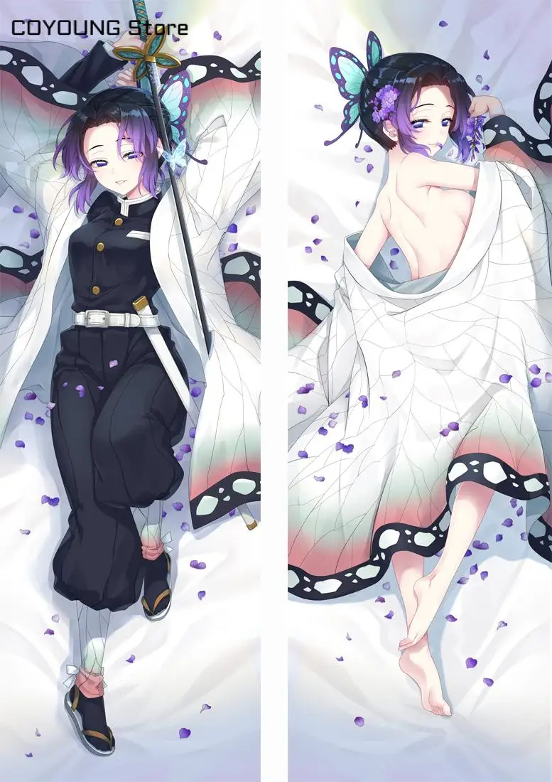 Чехол для косплея COYOUNG Подушка Dakimakura обнимающий тело Demon Slayer Kimetsu No Yaiba Kamado Nezuko Kochou