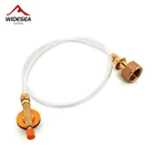 Походная газовая плита Wide EA, адаптер для заправки пропана для горелки, сжиженный углеводородный газ, адаптер для бутылки плоская муфта для цилиндрической емкости