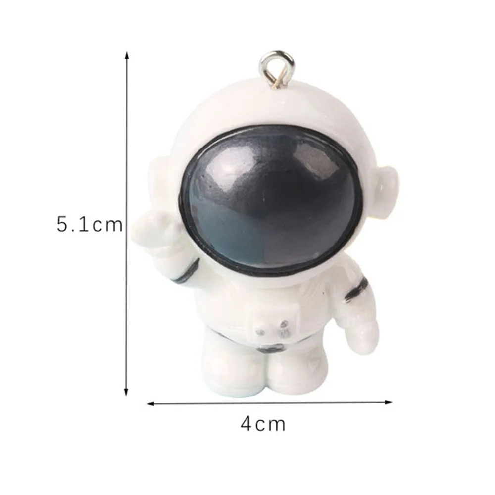 

HOT Cute Q Version Astronaut Keychains Pendant Figure Doll Kids Toys Children Women Bag Car Key Accessories Teacher Couples Gift