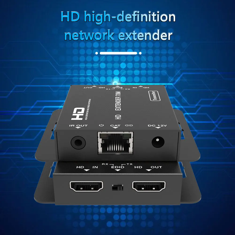 Ethernet преобразователь сигнала приемник передатчик 100m HDMI совместимый удлинитель