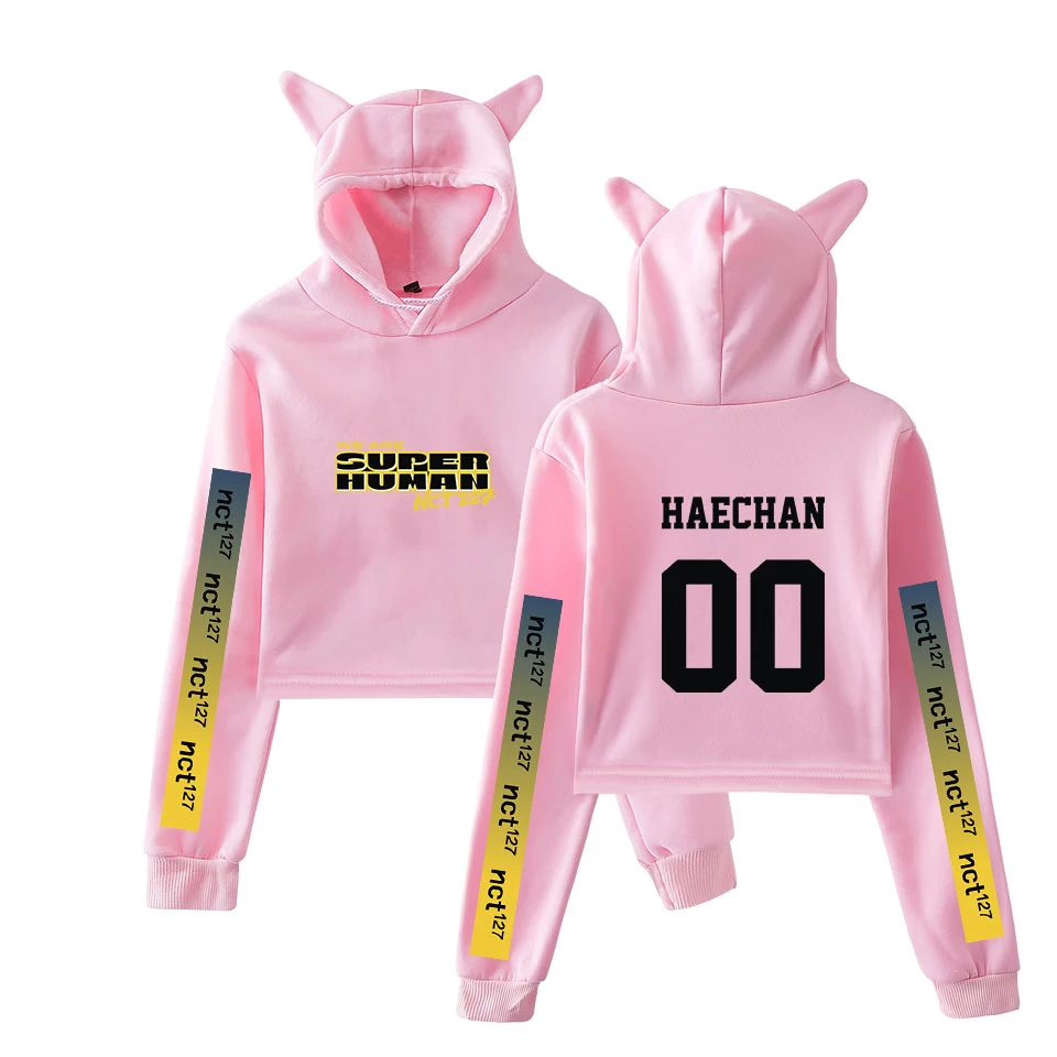 NCT 127 Новинка мы суперчеловеческие худи женский модный пуловер короткая рубашка