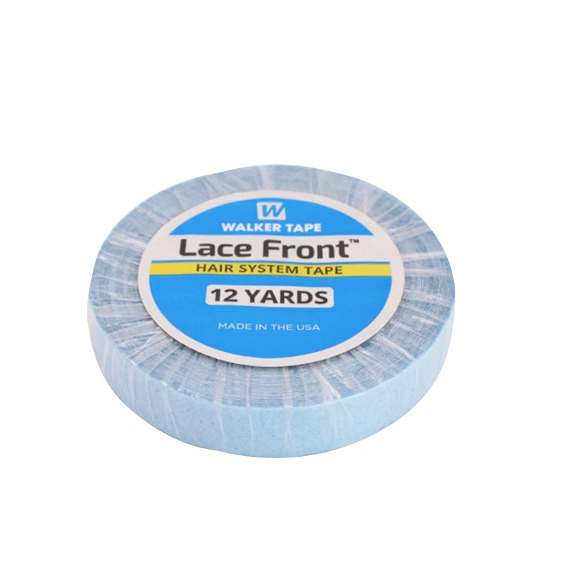 Free Shippig 0.8cm/1.0cm/1.27cm*12Yards Strong Blue Double-sided Adhesive Walker Tape For Hair Extension | Красота и здоровье