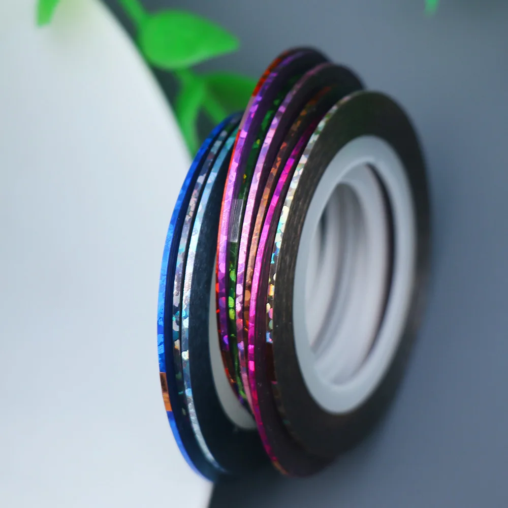 

10pcs Rolls Striping Tape Line Nail Art Stickers Polish Transfer Nail Wire Foils Adhesive Decal Manicure Decoration Random Color