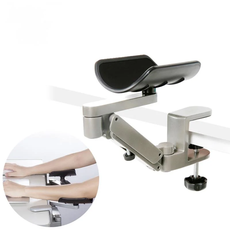 

Metal Adjustable Arm Rest Wrist support Extended Mousepad Armrest for Computer Ergonomic Hand Comfort Mouse Pad Shoulder Protect