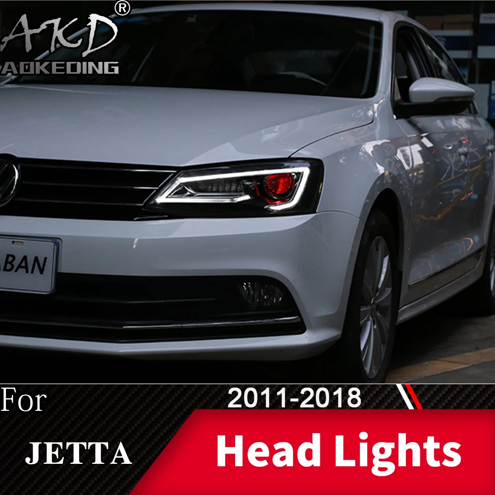 Передняя фара для автомобиля VW Jetta 2011 2018 mk6 mk7 головной светильник s туман дневные