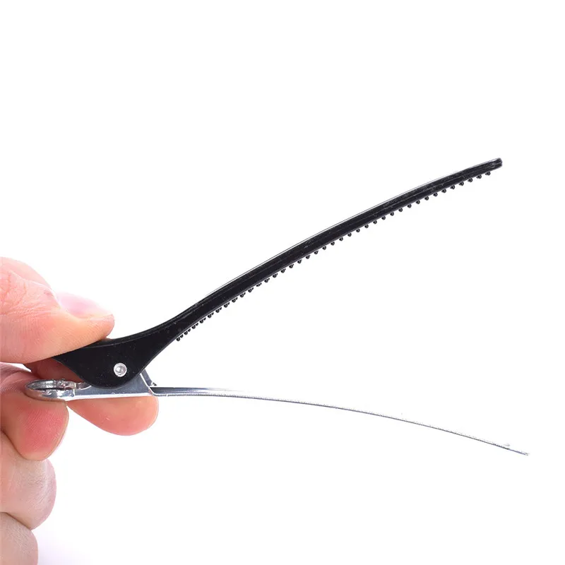 Пластиковый случайного цвета Алюминий Аллигатор Заколки для волос Pro