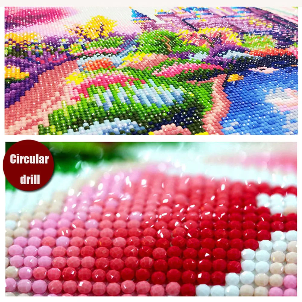 

DMJWN DIY 5D Diamond Painting Landscape Diamond Embroidery Rhinestone Mosaic Drawings Landscape Painting Picture Home decoration