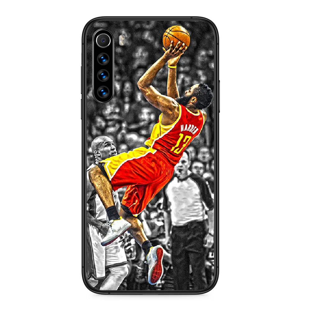 

James Harden MVP Basketball Phone case For Xiaomi Redmi Note 4A 4X 5 6 6A 7 7A 8 8A 4 5 5A 8T Plus Pro black Etui tpu hoesjes