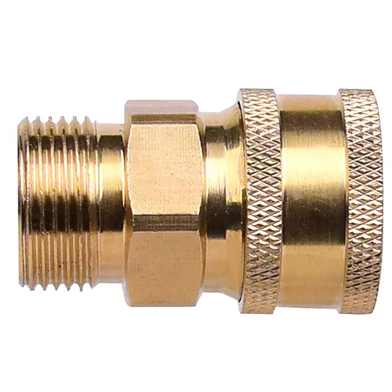 

Pressure Washer Adapter Set M22-14 To 3/8 Inch Quick Connect Kit Auto Spray Gun Connection Set