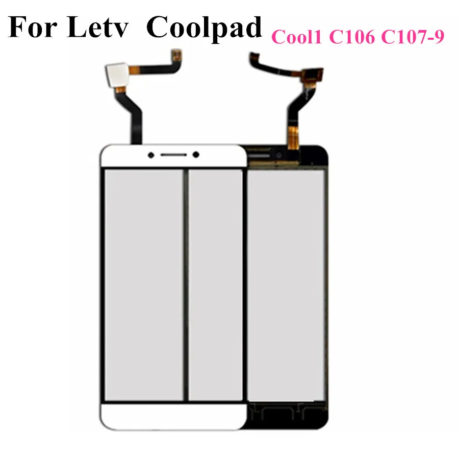 For Letv Coolpad Le LeEco Cool 1 Dual C106 C107 Cool1 Dual Touch Panel Front Outer Glass Lens Touch Panel Screen Replacement