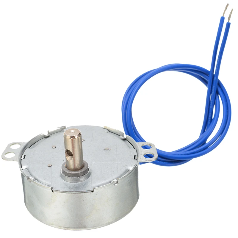 1 шт. Проигрыватель Синхронный двигатель CCW/CW направление 4W 50/60Hz 2,5-3 оборотах переменного тока 100-127 в электродвигатели для вентилятор микроволновая печь Mayitr