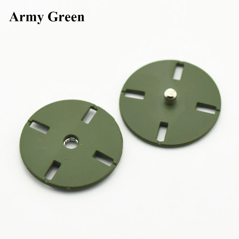 Army Green 5 шт. 10-25 мм круглые металлические кнопки золотого цвета для одежды DIY пуговицы для одежды аксессуары для шитья одежды - Цвет: Army Green