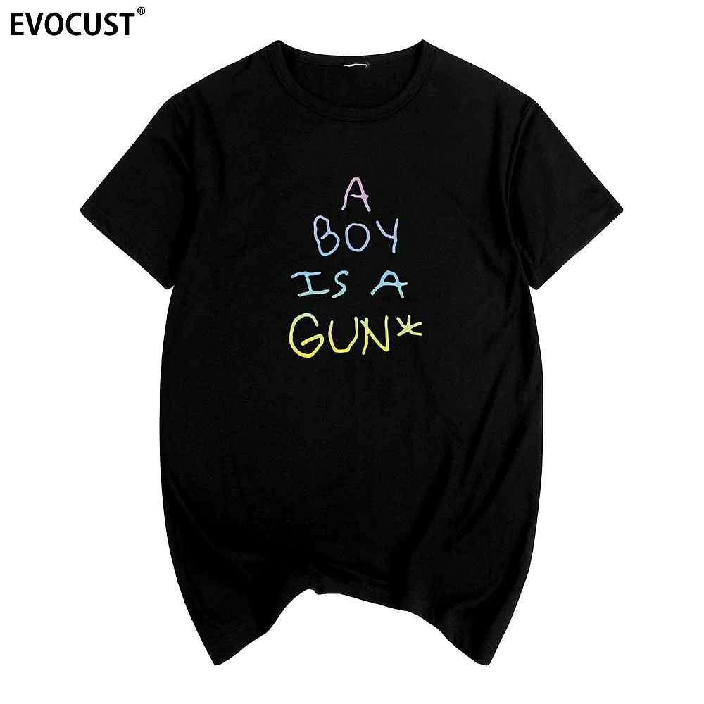 Футболка для мальчиков с надписью GUN Golf Wang Tyler The Creator Хлопковая мужская футболка