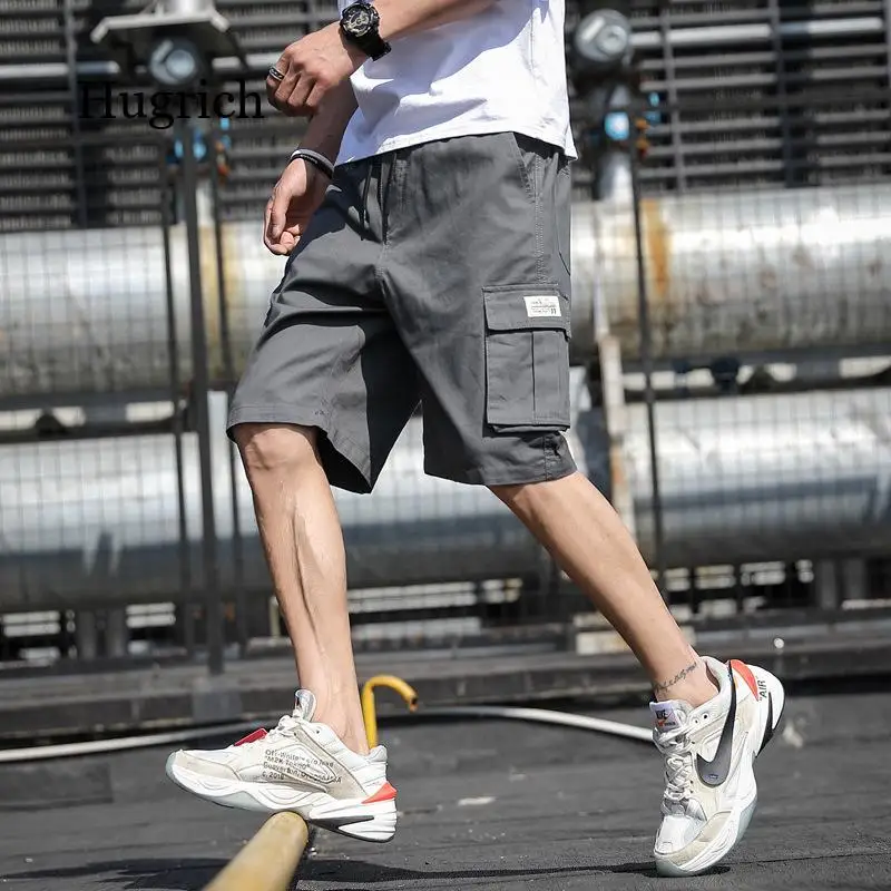 Повседневные брюки Новинка лета 2021 мужские шорты тонкие Свободные корейские
