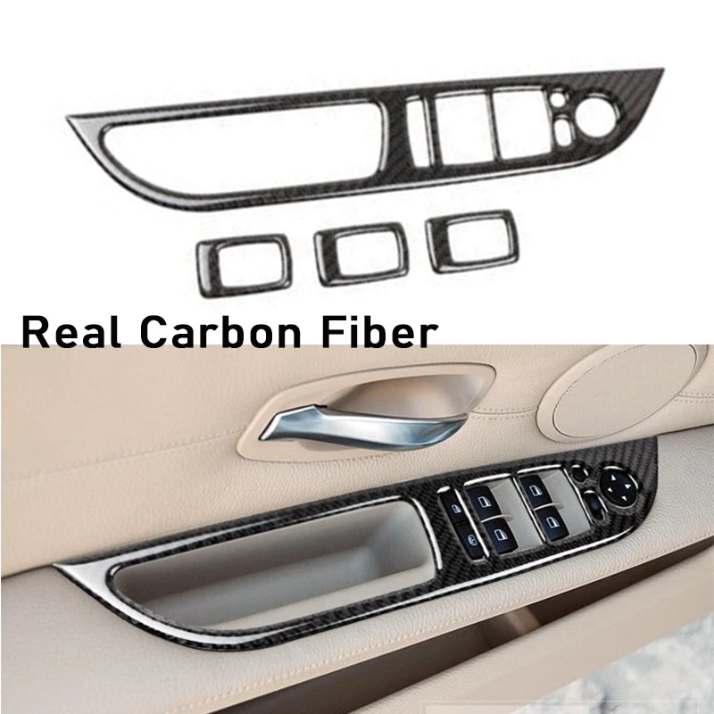 4 шт. стеклоподъемники из алюминиевого сплава/углеродного волокна для автомобиля