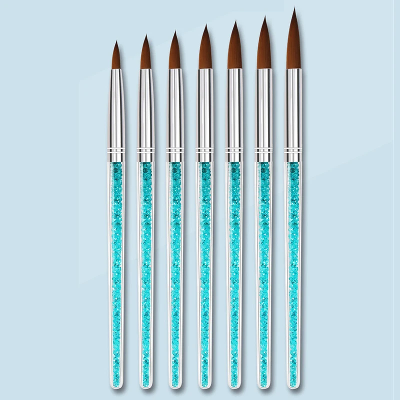 6 шт./компл. набор кистей для маникюра кисть Гель лак дизайна ногтей кисти