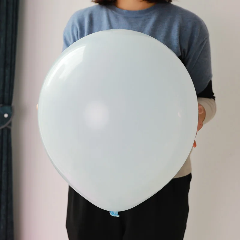 Небесно-голубой 5 шт. 18 дюймов Макарон латексных воздушных шаров с красочные для свадьбы или «нулевого дня рождения» День рождения ко Дню Святого Валентина украшение шар - Цвет: Небесно-голубой