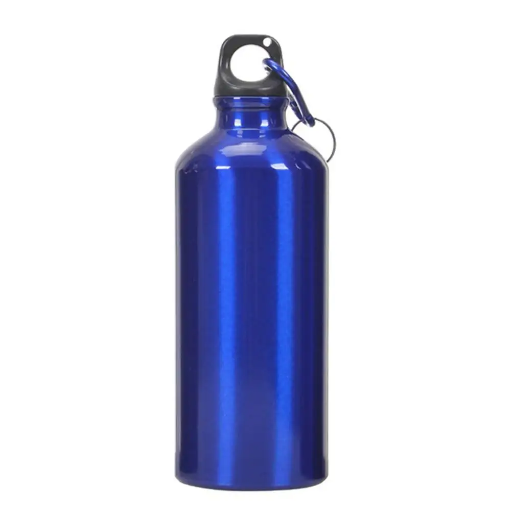 600ml Спортивные бутылки для воды из алюминиевого сплава, чайник для велоспорта, кемпинга, велосипеда, езды на открытом воздухе, спортивный чайник 400 мл/500 мл/600 мл - Цвет: 600ml