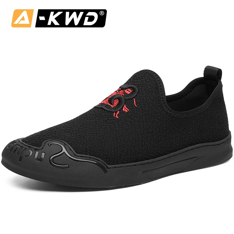 

New Mesh Causal Shoes for Men Turnschuhe Fashion Black Men Sneakers Low Help Slip-ons Footwear Breathable Casual Shoes Men 39-44