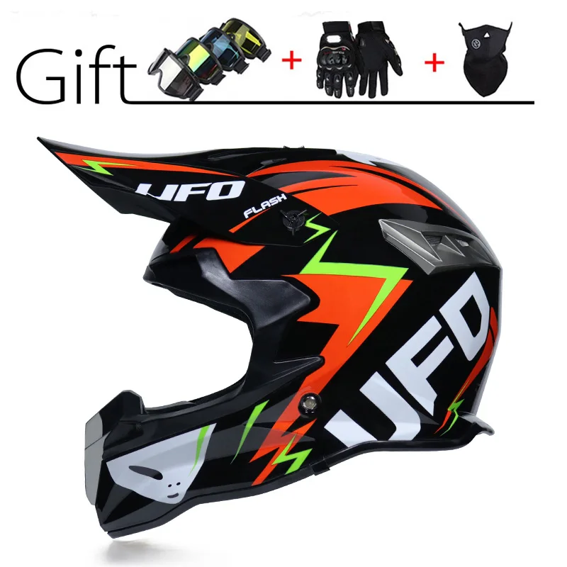 

Off-road Motorcycle Helmet DOT Motocross Professional Motorbike Racing Dirt Bike Full Face Moto Helm Cascofree Free 3pcs Gift