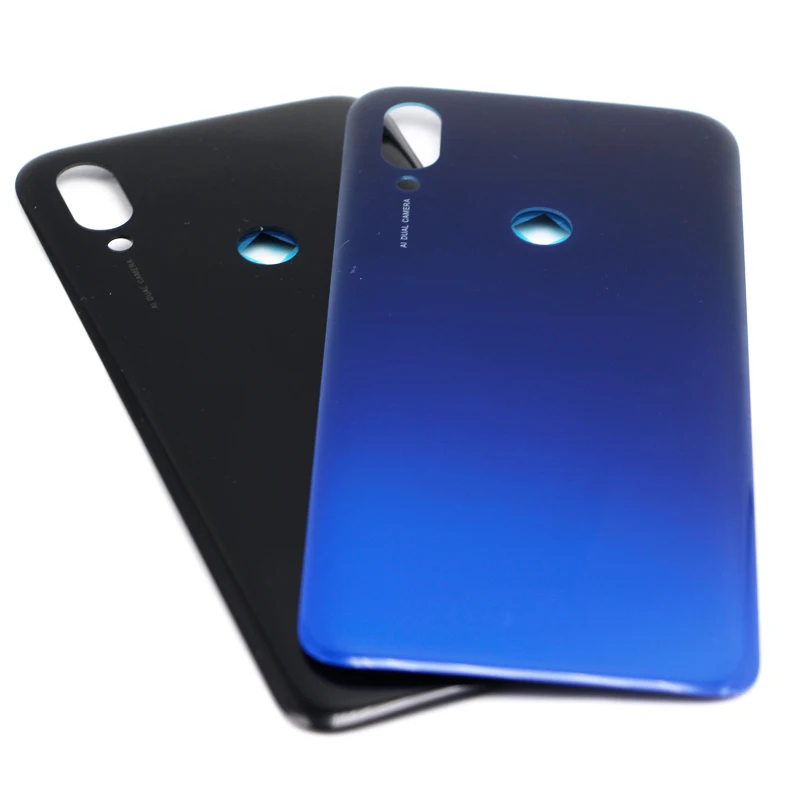 Для Xiaomi redmi 7 стеклянная задняя крышка батарейного отсека сзади Корпус дверные