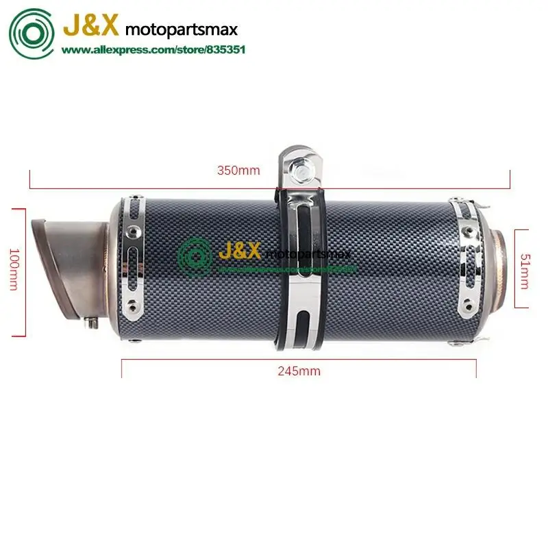 

Slip On For YAMAHA FZ1 N F S FAZER FZ1N FZ1000 2005 to 2016 Motorcycle Exhaust Escape Muffler Middle Link Pipe