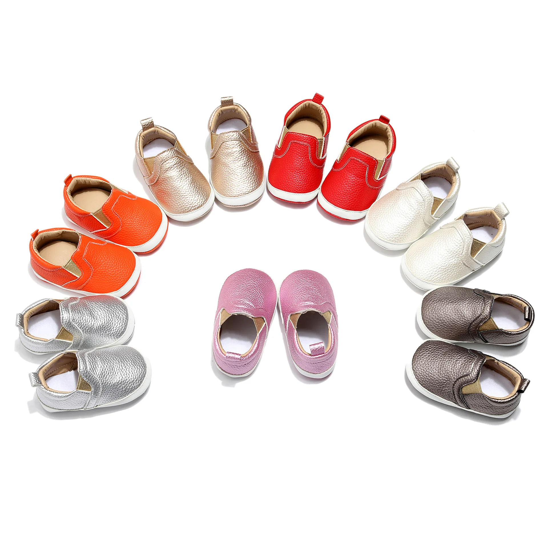

New Baby Moccasins Pu Leather Baby Boys Casual Loafers Soft Sole Infant Toddler Baby Shoes First Walkers Girls Shoes