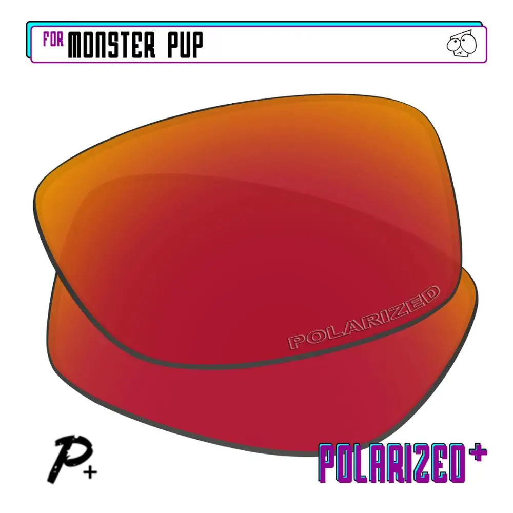 

Ezrelease поляризованные Сменные линзы для солнцезащитных очков Oakley Monster Pup-Red P Plus