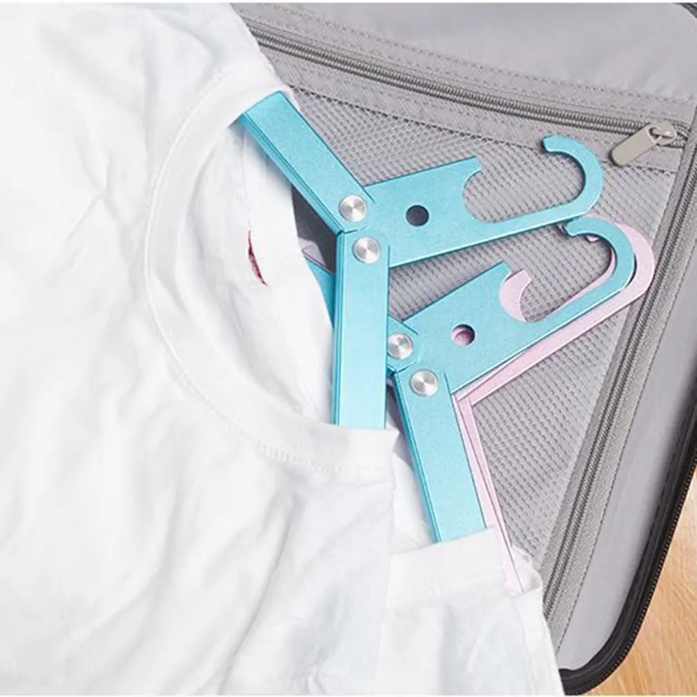 

Outdoor Travel Multifunctional Folding Clothes Hanger Writing Magic Clothes Hanger Travel Clothesline