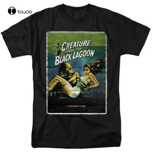 

New New Creature From The Black Lagoon Movie T Shirt S-3Xl Short Sleeve Horror Cotten Tee Shirt
