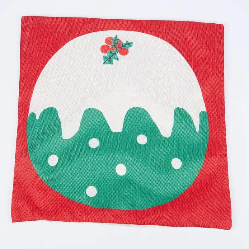 Рождество Лен пледы Подушка Чехол для дивана чехол подушки наволочка домашний