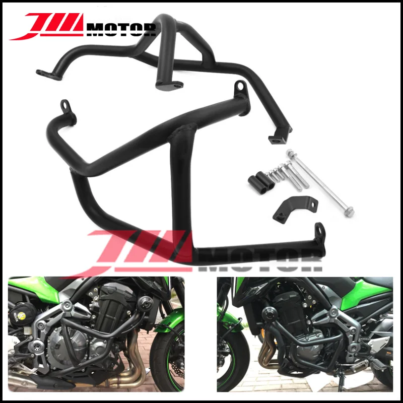 

High Quality Steel Motorcycle Engine Crash Bars Frame Protector Fall Protection Guard Cover For Kawasaki Z900 Z 900 2017-2020