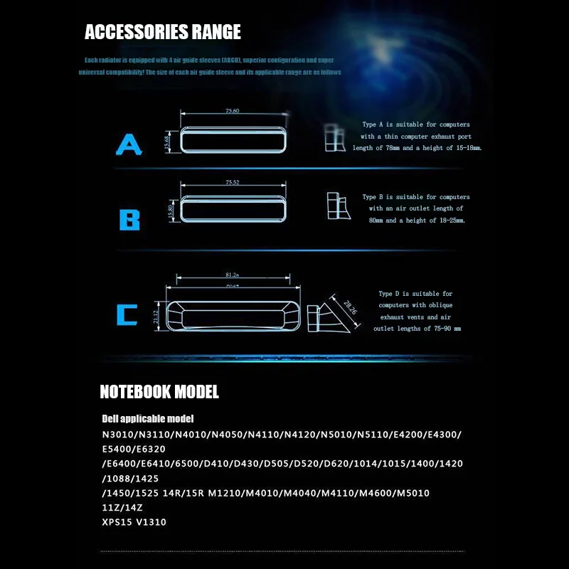 Ноутбук USB кулер Портативный эффективное охлаждение излучающий вентилятор