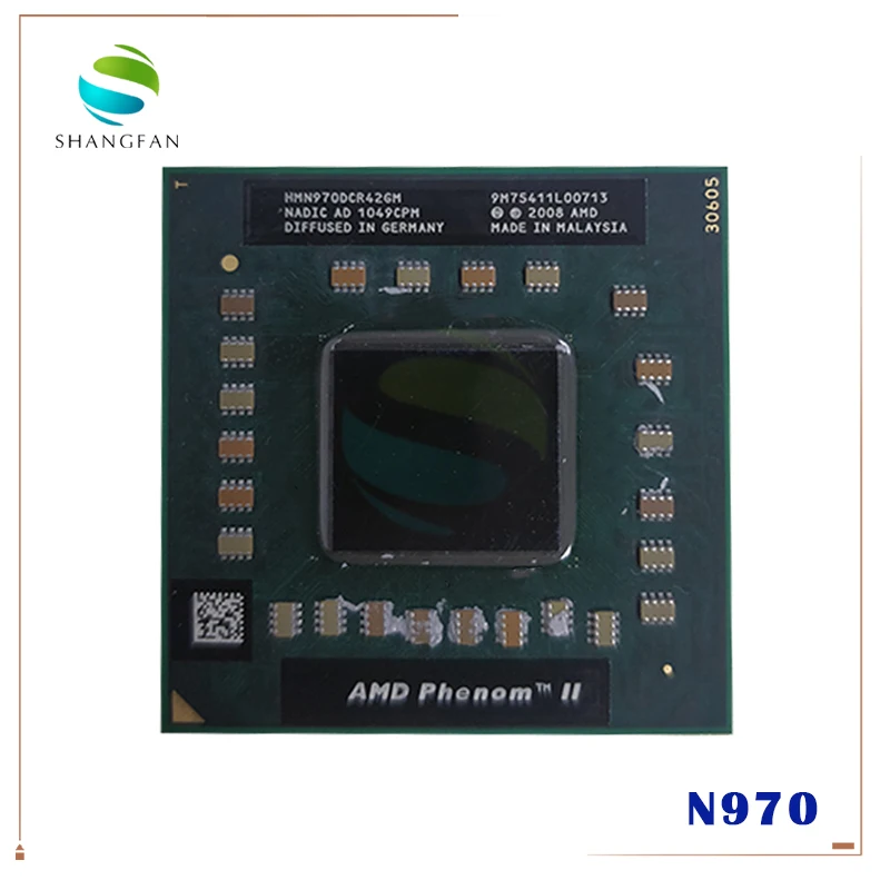 Оригинальный процессор AMD Phenom N970 HMN970DCG42GM 638pin PGA компьютерный разъем S1 2 2G|socket s1|amd