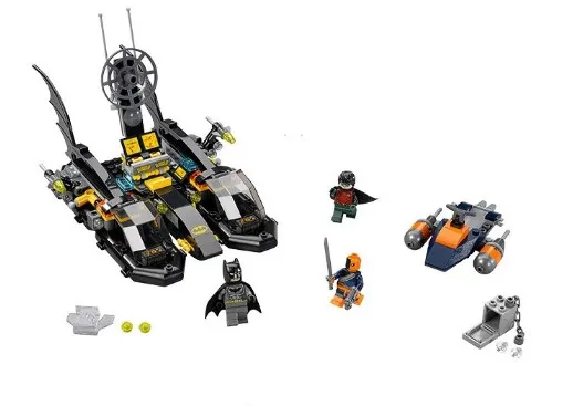 

7113 The Batboat Harbor Pursuit Model Building Blocks Bricks Educational Toys Funny Christmas Gifts