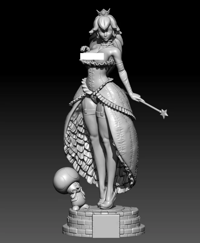 

1/24 75mm 1/18 100mm Resin Model Kits Lovely Princess Figure Sculpture Unpainted No Color RW-371