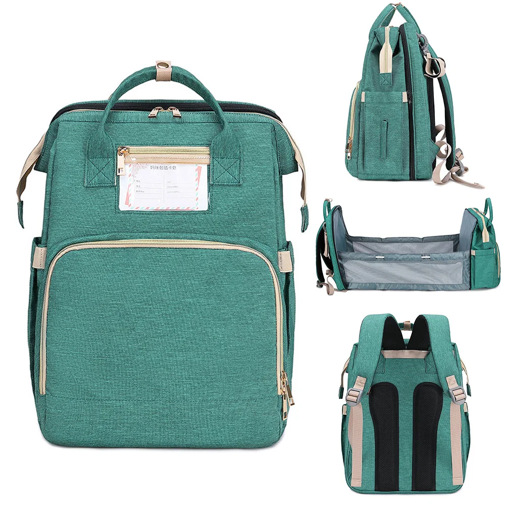 

Expanding Crib Diaper Bag Backpack Multifunction Travel BackPack Maternity Baby Nappy Bag Large Capacity Baby Stroller Bags