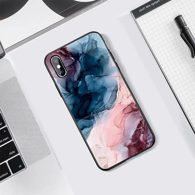 

Marble pattern high quality painting Phone Case Tempered glass For iphone 5C 6 6S 7 8 plus X XS XR 11 PRO MAX