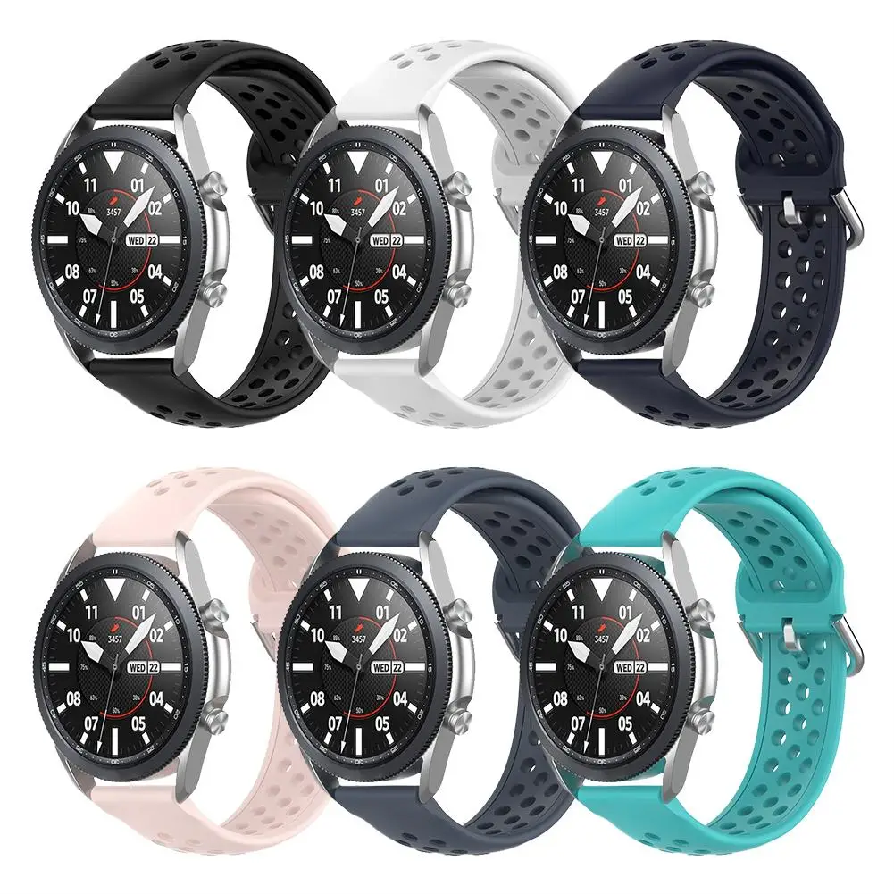 

High Quality Sport Silicone Strap 45mm Premium Wrist Band Strap Replacement Band Belt For Samsung Galaxy Watch3