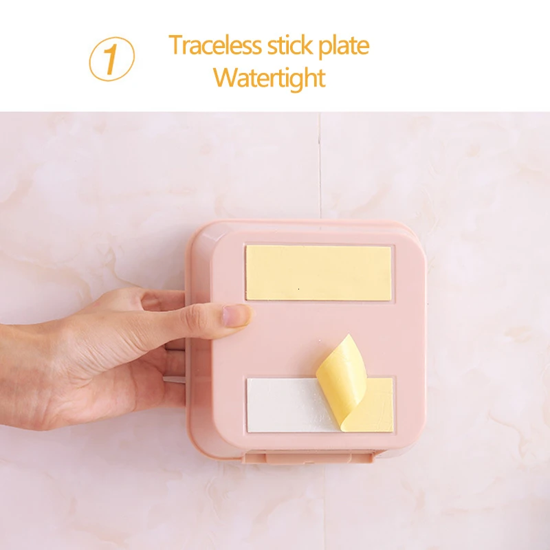 Многофункциональная настенная стойка с ящиками для хранения самоклеящиеся