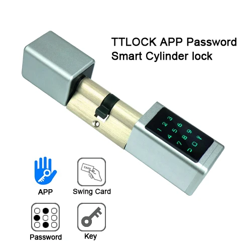 TTlock TThotel Bluetooth IP65 Водонепроницаемый умный электронный Ble евро цилиндр с
