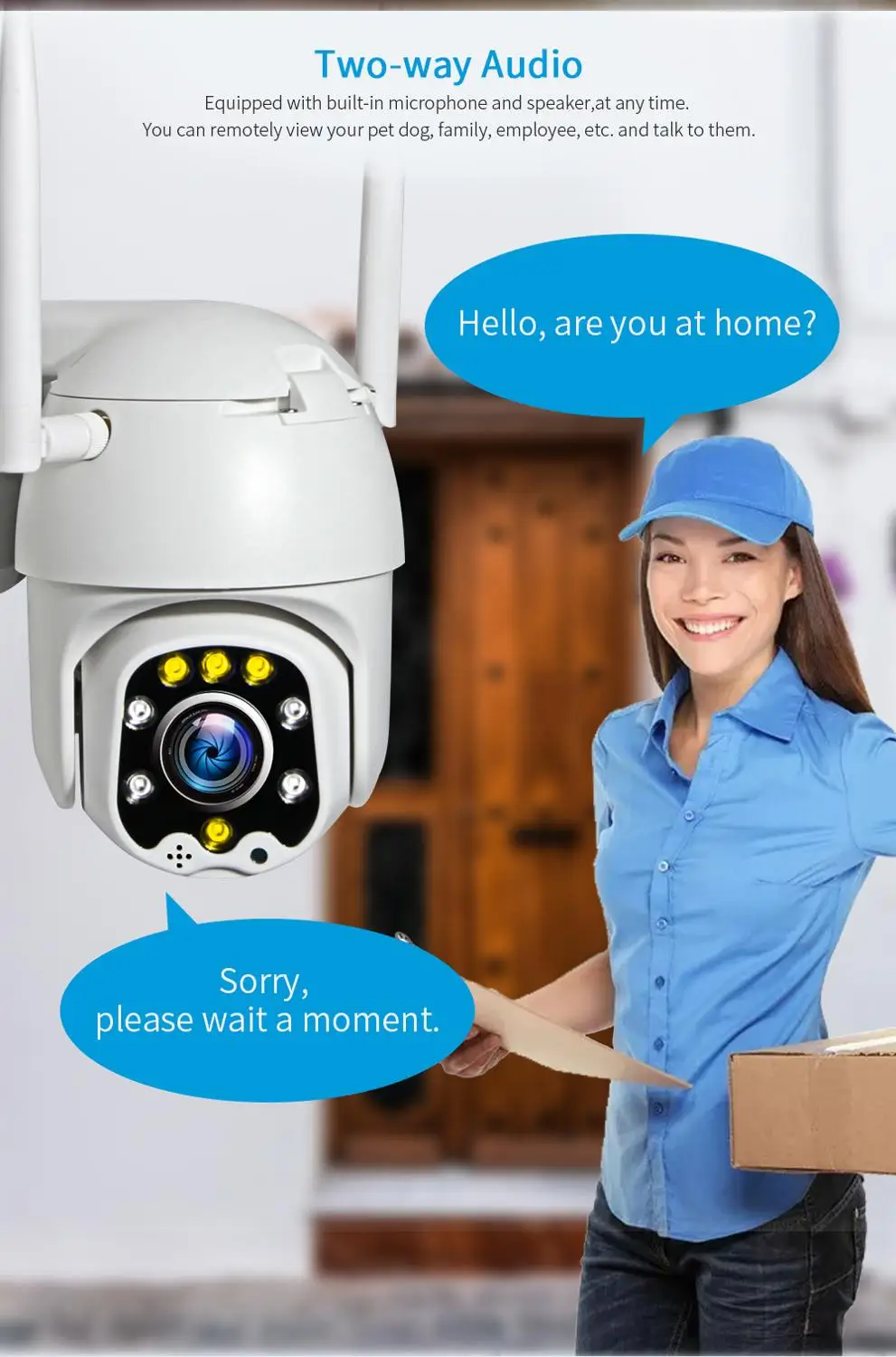 INQMEGA 5 Мп супер HD PTZ IP камера Full Color ночное видение наружная Водонепроницаемая
