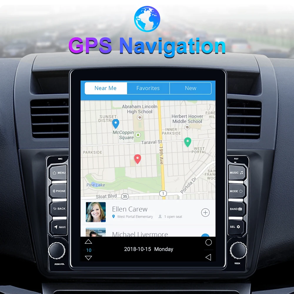 9 7 &quotAndroid 8 1 2 din Автомобильный Радио Аудио мультимедиа видео плеер Wifi GPS навигация