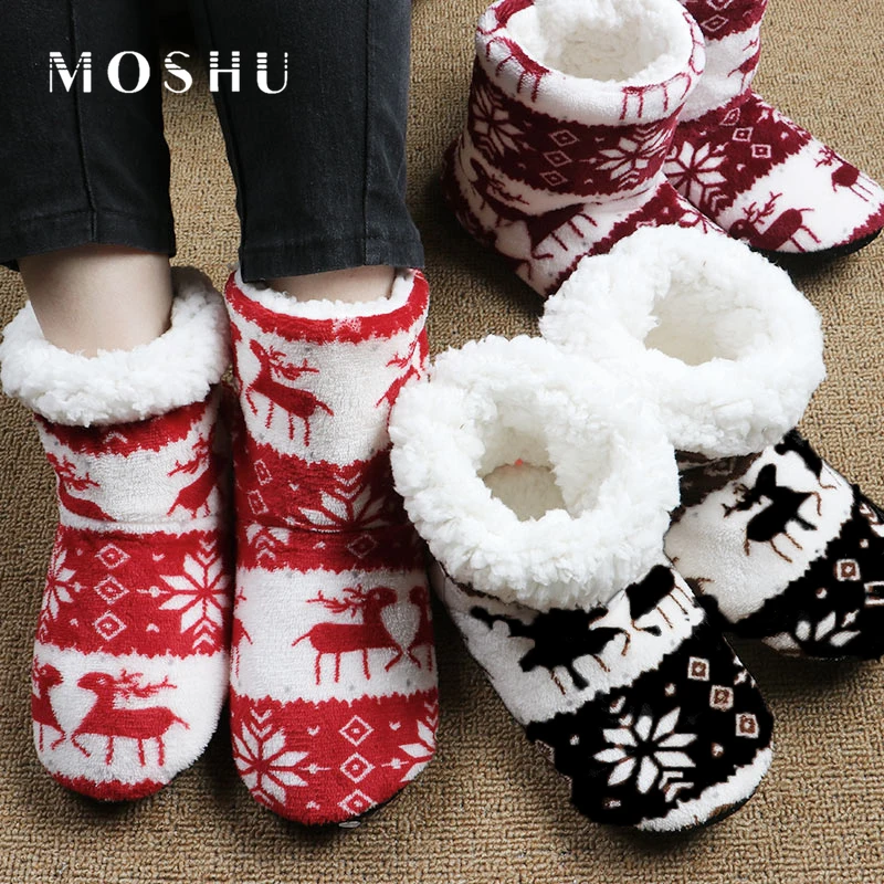 Пушистые домашние тапочки женская зимняя обувь для пола Женские теплые меховые